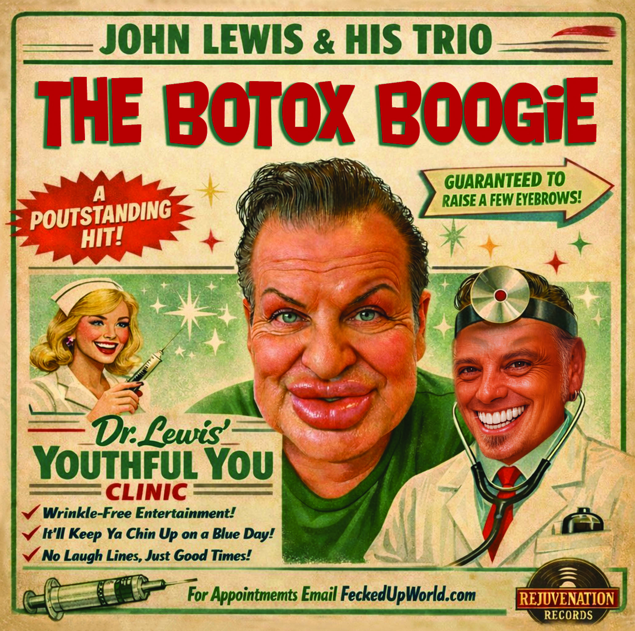 The Botox Boogie / Greed & Hate 7" single 45rpm